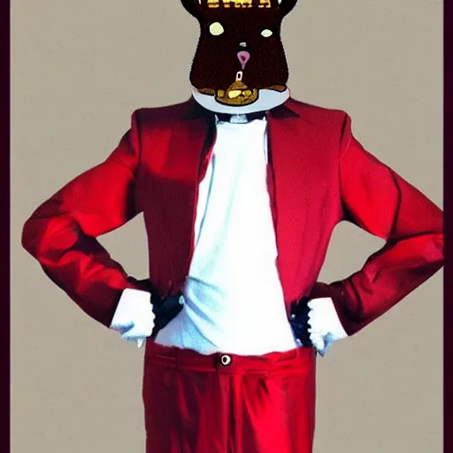 Prompt: llama dressed as freddy mercury