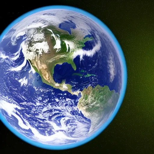 Image similar to the earth logo highly detailed, unreal engine,