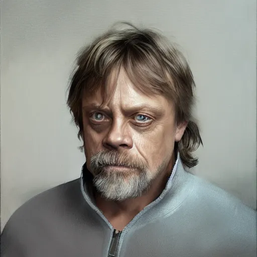 Image similar to mark hamill by ruan jia, portrait