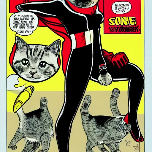 Prompt: cat as american captain by marvel comics