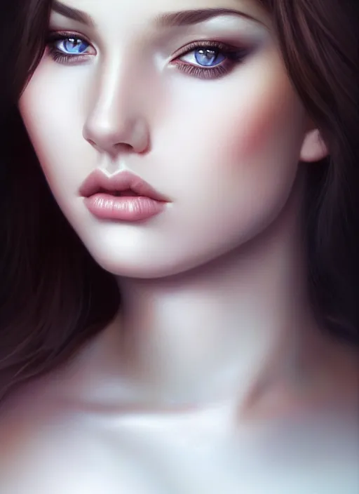 Image similar to a gorgeous female photo, professionally retouched, realistic, smooth face, perfect eyes, symmetrical, full body shot, wide angle, sharp focus on eyes, 8 k high definition, insanely detailed, intricate, elegant, art by artgerm