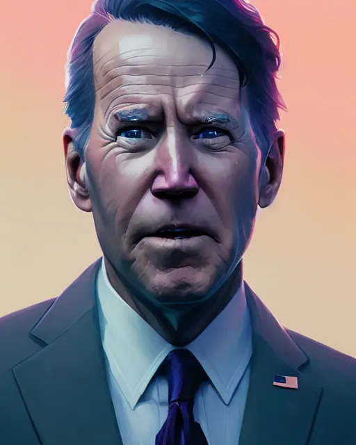 Prompt: highly detailed vfx portrait of a ferocious joe biden, stephen bliss, unreal engine, greg rutkowski, loish, rhads, beeple, makoto shinkai and lois van baarle, ilya kuvshinov, rossdraws, tom bagshaw, alphonse mucha, global illumination, detailed and intricate environment