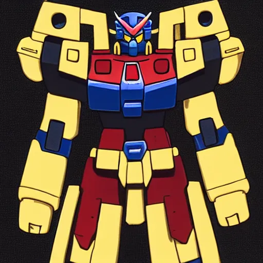 Image similar to gundam rx-78 holding a shield portrait