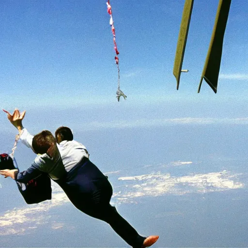 Image similar to Emmanuel Macron in Free Fall (1994)