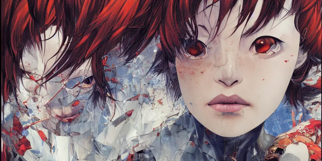 Prompt: monumental portrait soft light painted by satoshi kon and katsuhiro otomo and erik jones, inspired by akira anime, smooth face feature, intricate oil painting, high detail illustration, sharp high detail, manga and anime 1 9 9 9