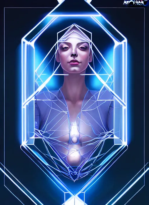 Image similar to symmetry!! product render poster puzzle cube scifi, glowing lights!! intricate, elegant, highly detailed, digital painting, artstation, concept art, smooth, sharp focus, illustration, art by artgerm