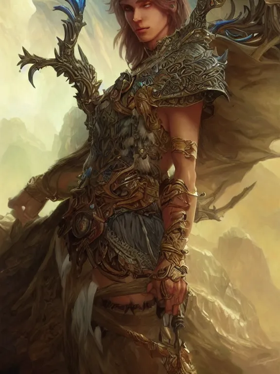 Image similar to male world of warcraft elven druid, fantasy, man, intricate, elegant, highly detailed, digital painting, artstation, concept art, wallpaper, smooth, sharp focus, illustration, art by artgerm and greg rutkowski and alphonse mucha