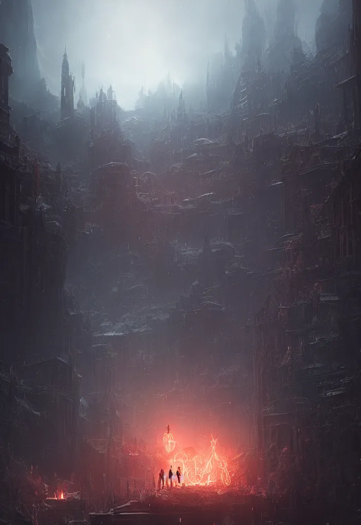 Image similar to a tiny worlds by greg rutkowski, sung choi, mitchell mohrhauser, maciej kuciara, johnson ting, maxim verehin, peter konig, bloodborne, 8 k photorealistic, cinematic lighting, hd, high details, dramatic, dark atmosphere, trending on artstation