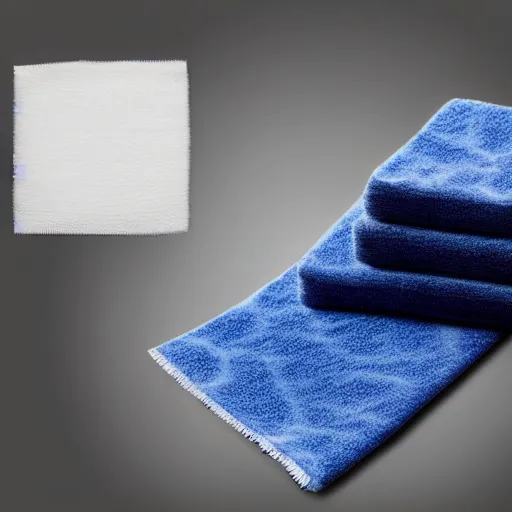 Image similar to demonic microfibre cloth. matte painting. cleaning utensil.