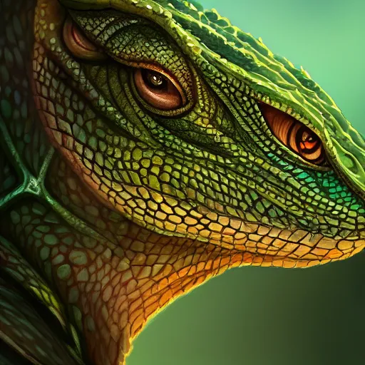 Image similar to Mark Zuckerberg as a lizard, closeup, D&D, fantasy, intricate, elegant, highly detailed, digital painting, artstation, concept art, matte, sharp focus, illustration