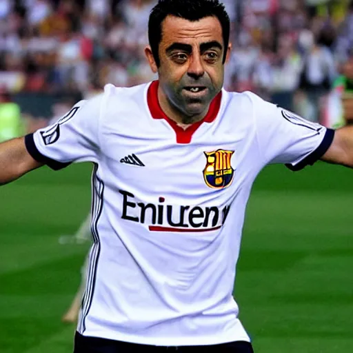 Image similar to xavi hernandez god of football