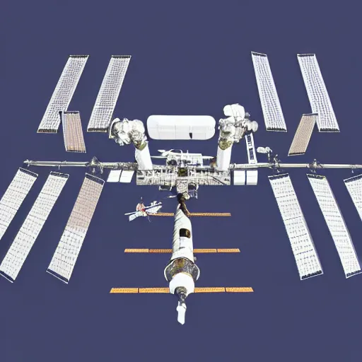 Image similar to illustration of the international space station