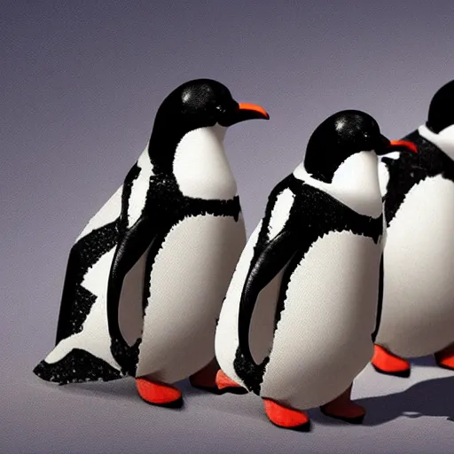 Prompt: cyborg penguins invading the opera, cell phone pictures, detailed, 4k