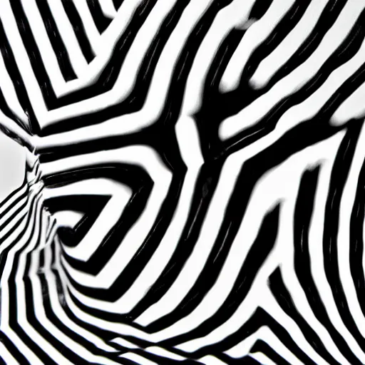 Image similar to optical illusion black and white