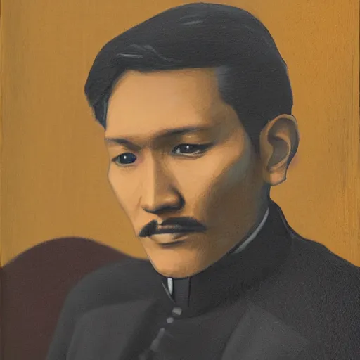 Prompt: portrait of jose rizal if he were alive in 2 0 2 0, hyperrealistic photography