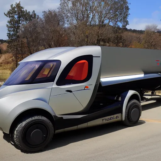 Image similar to tesla hover truck