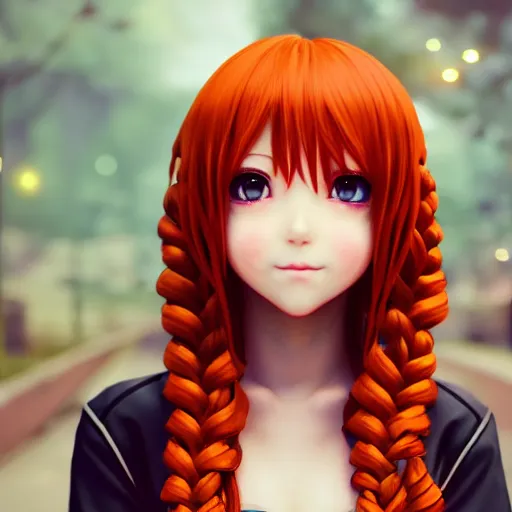 6,881 Red Haired Girl Anime Images, Stock Photos, 3D objects