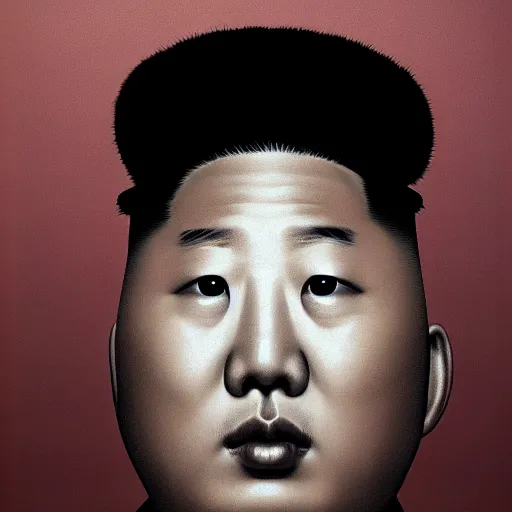 Image similar to hyperralism araki hobuyoshi style photography of hyperrealism detailed north korean kim chen with detailed face playing on detailed xbox and smoking weed in basement bedroom