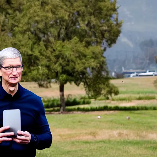 Prompt: tim cook