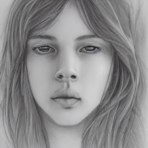 Image similar to a masterpiece 3 / 4 portrait sketch of the perfect face by monica lee