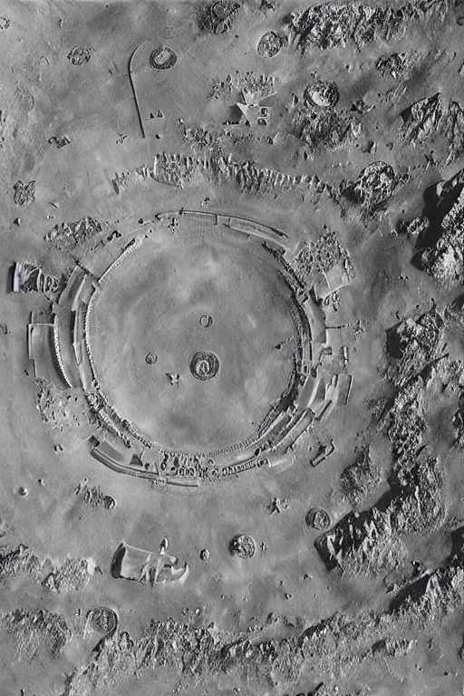 Image similar to Atlantis on Mars, hidden city