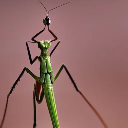 Prompt: a praying mantis