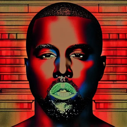 Image similar to yeezus, album art