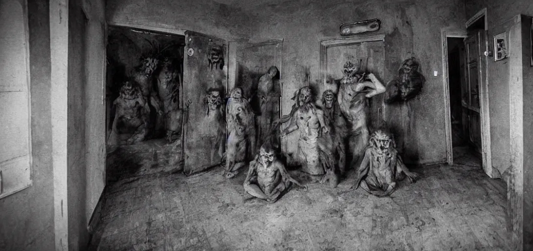 Image similar to demons photograph caught in a house