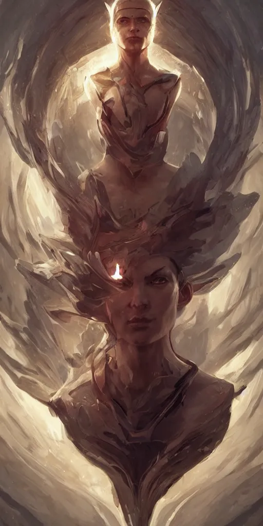 Image similar to symmetry!! portrait if the true face of god, highly detailed, perfect lighting, perfect composition, 4 k, artgerm, derek zabrocki, greg rutkowski