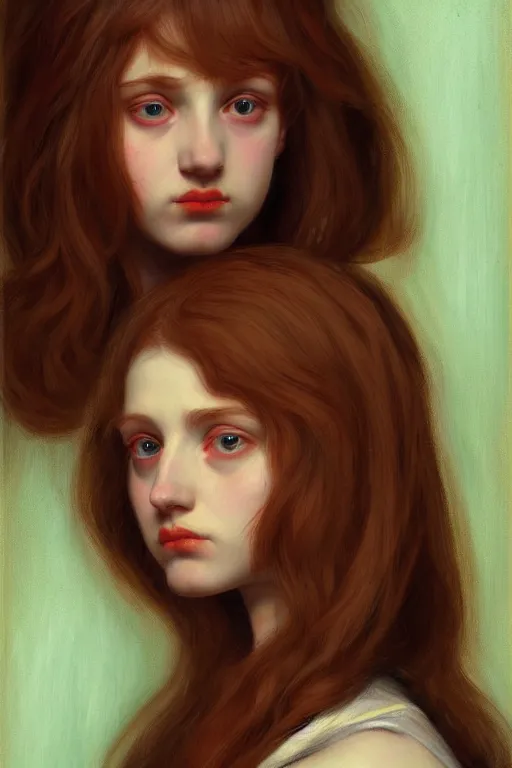 Image similar to poor girl, painting by rossetti detailed art, artstation