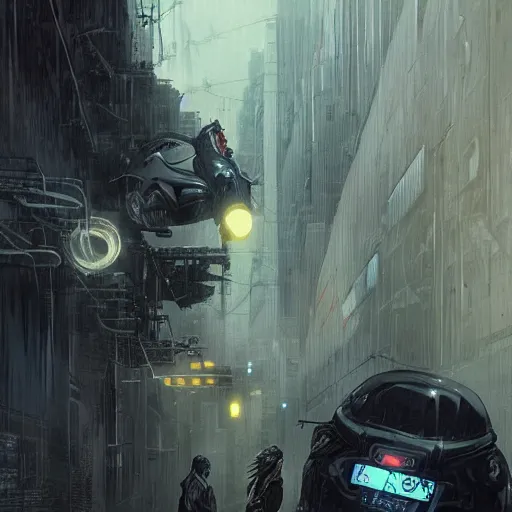 Prompt: Katsuhiro otomos akira, Dark cityscapes and futuristic motorcycles, Manga and anime, sinister by Greg Rutkowski