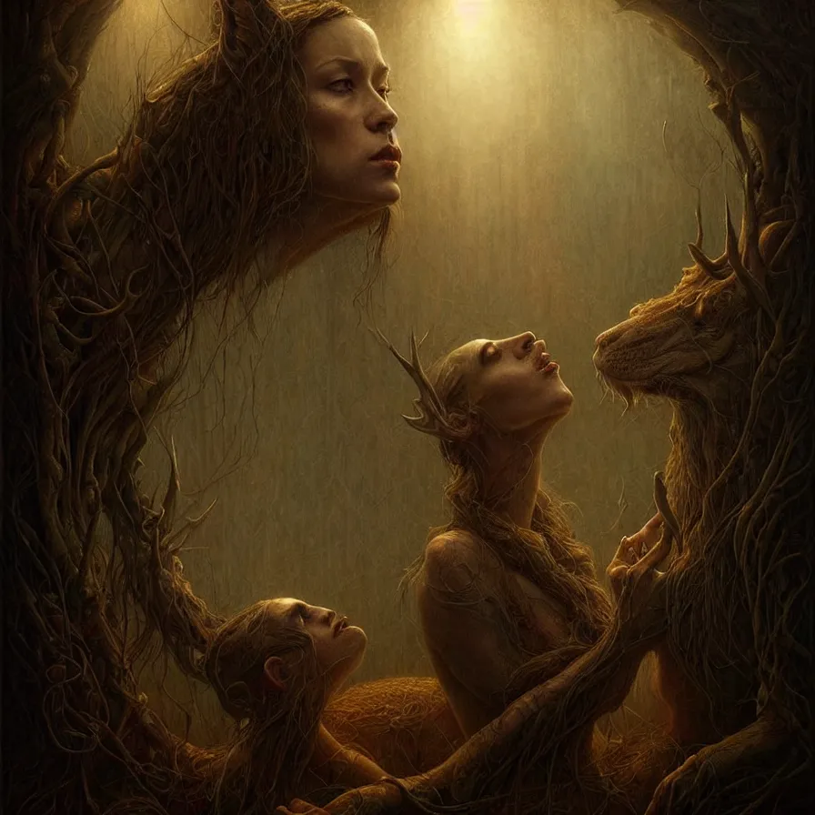 Image similar to epic professional digital art of hungry eyes, atmospheric lighting, painted, intricate, detailed, by leesha hannigan, wayne haag, reyna rochin, ignacio fernandez rios, mark ryden, iris van herpen, best on artstation, cgsociety, epic, stunning, gorgeous, much wow, cinematic, masterpiece