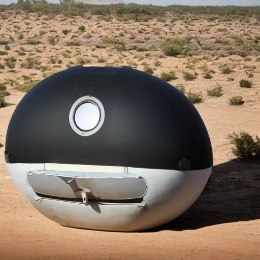 Image similar to unique design of escape pod