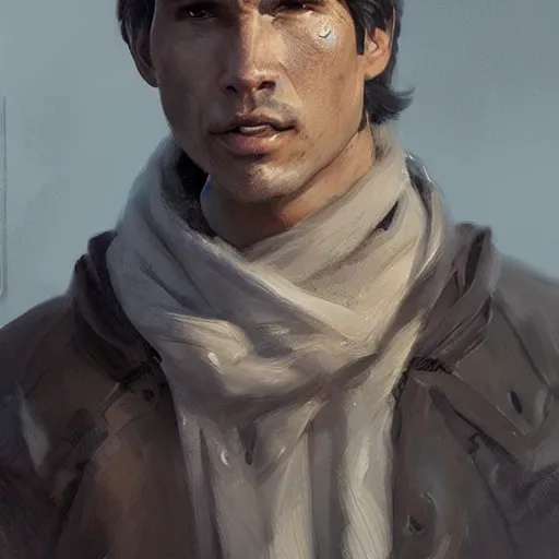 Image similar to portrait of a man by Greg Rutkowski, Ezra Bridger, from the Star Wars Expanded Universe, he is about 60 years old, highly detailed portrait, digital painting, artstation, concept art, smooth, sharp foccus ilustration, Artstation HQ
