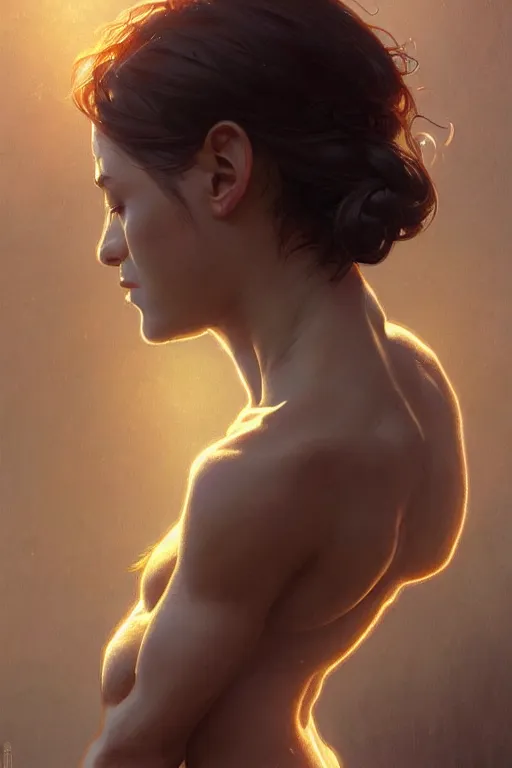 Image similar to man that really has to poop right now, realistic portrait, symmetrical, highly detailed, digital painting, artstation, concept art, smooth, sharp focus, illustration, cinematic lighting, art by artgerm and greg rutkowski and alphonse mucha