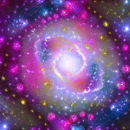 Image similar to fractal galaxy