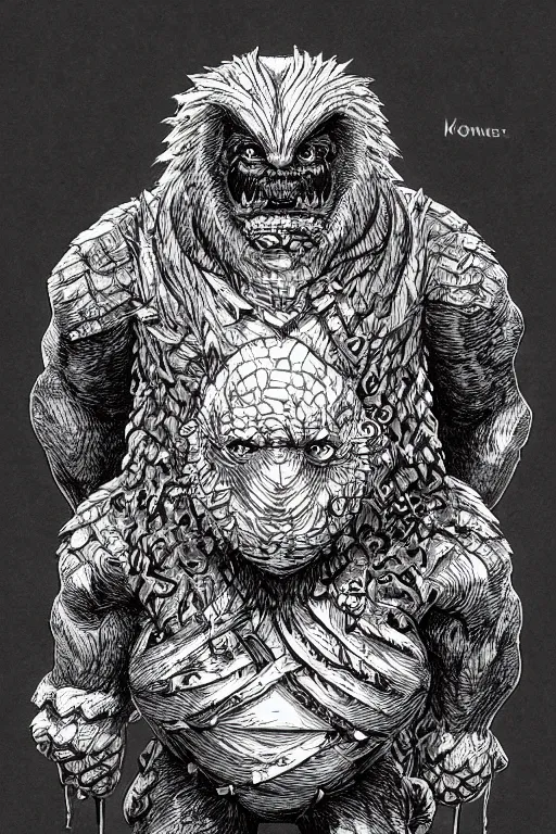 Image similar to mole fantasy dwarf monster, symmetrical, highly detailed, digital art, sharp focus, trending on art station, kentaro miura manga art style