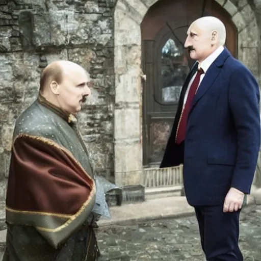 Image similar to Alexander Lukashenko as Harry Potter, cinematic still