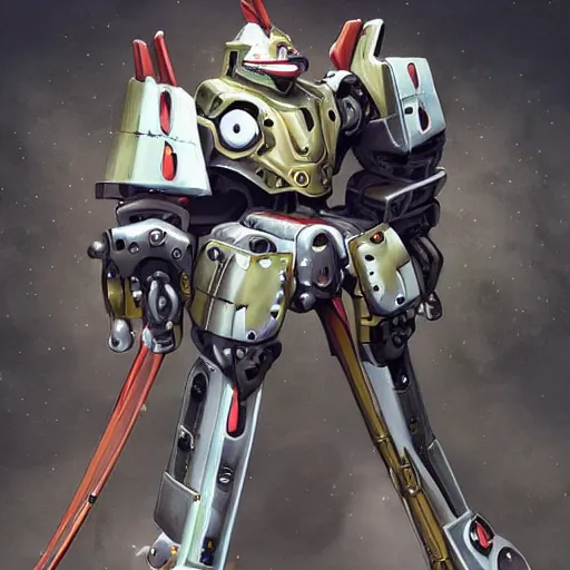 Prompt: a big medieval mech, anime, hyperrealistic