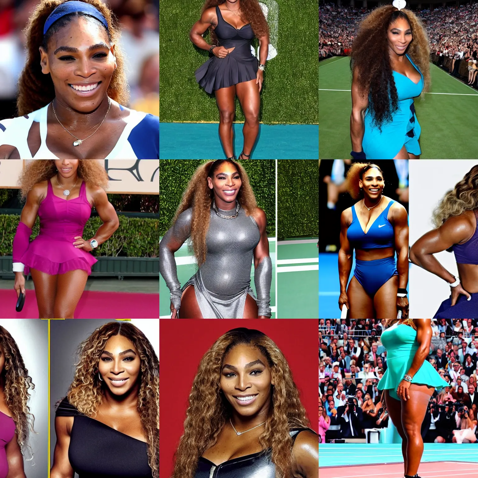 Prompt: Serena Williams as Beyonce