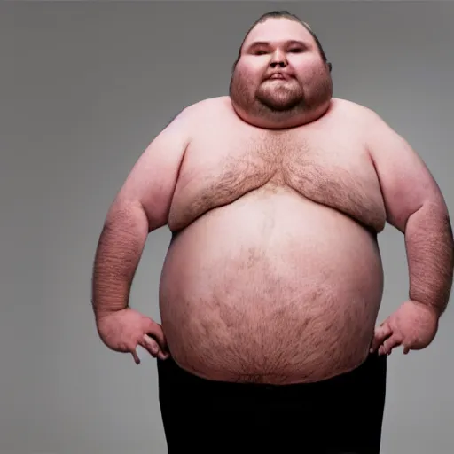 Prompt: world most fat person