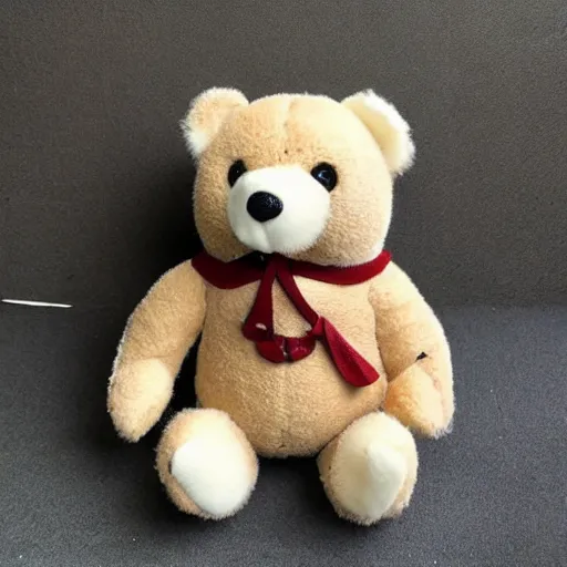 Prompt: a studio ghibli teddy bear