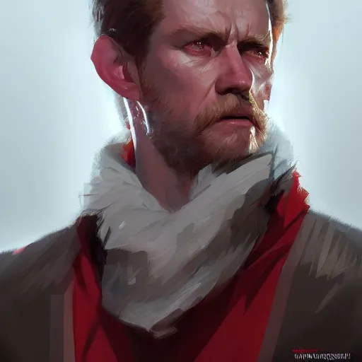 Image similar to portrait of red hugh o'donnell, king of tyrconnell 4 k, concept art, by wlop, ilya kuvshinov, artgerm, krenz cushart, greg rutkowski, pixiv. cinematic dramatic atmosphere, sharp focus, volumetric lighting, cinematic lighting, studio quality