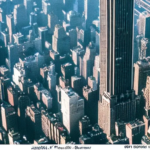 Prompt: jungle forest on the top of the empire state building, in american psycho ( 1 9 9 9 )