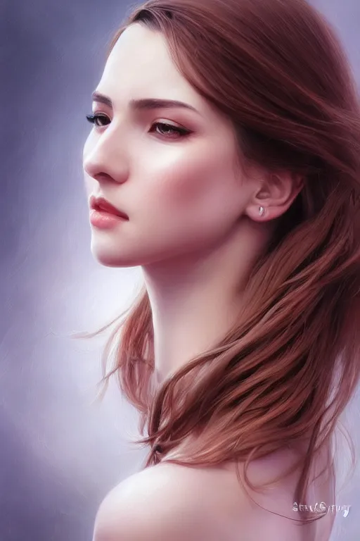 Image similar to photo of a gorgeous young woman in the style of stefan kostic, realistic, sharp focus, 8k high definition, insanely detailed, intricate, elegant, art by stanley lau and artgerm