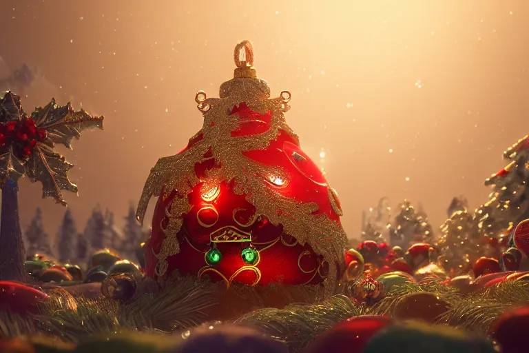 Image similar to an extremely detailed concept art of a spiritual fantasy jingle bell infused with magic, trending on artstation, digital art, 4 k, intricate, octane render, sharp focus
