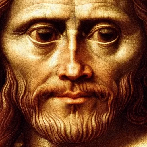 Prompt: Willem Dafoe as God, by Da Vinci and Michaelangelo, soft lighting, hyper detailed, 8k