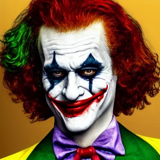 Image similar to the joker as ronald mcdonald