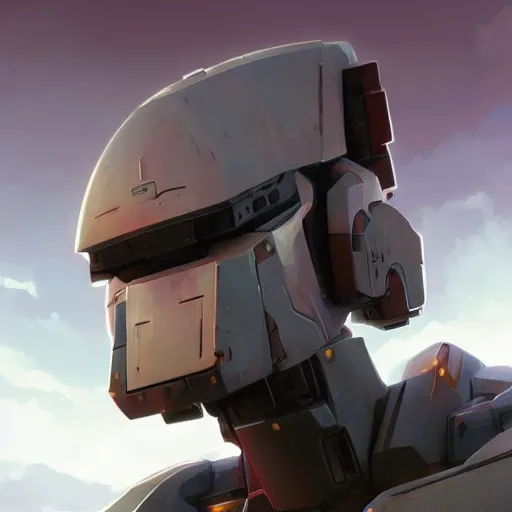 Image similar to face icon stylized minimalist mechwarrior, loftis, cory behance hd by jesper ejsing, by rhads, makoto shinkai and lois van baarle, ilya kuvshinov, rossdraws global illumination