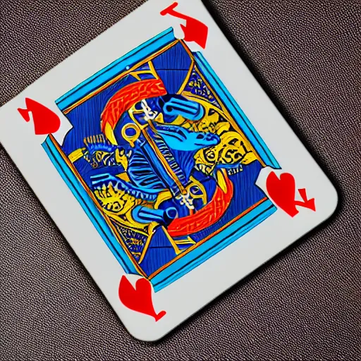 Prompt: blue eyes white dragon playing cards with exodia, unltrarealistic, 4 k